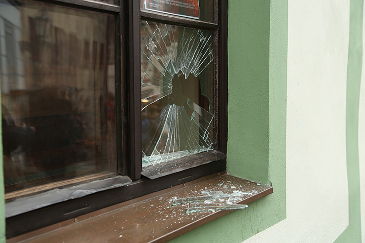 A2B Glass are able to board up broken windows while they are being repaired in Harrogate.